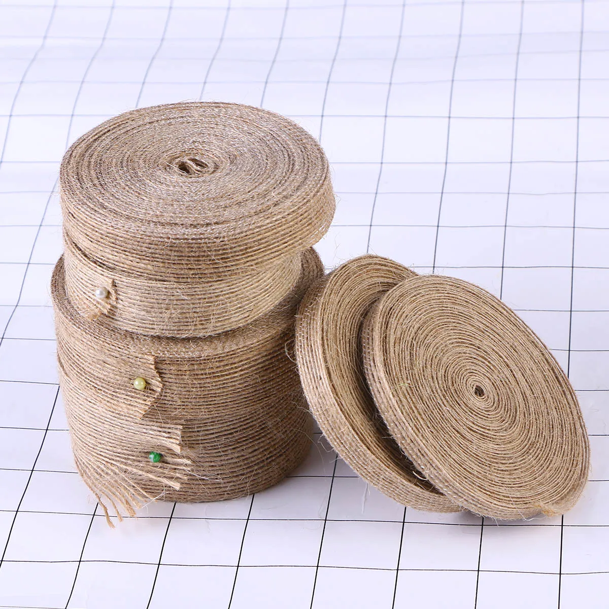 

Jute Webbing Natural Brown Ribbon For Diy Crafts Decoration Wedding Gift Baskets Home Decor Ribbon Twine Jute Burlap