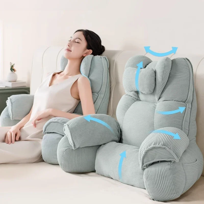 Backrest Cushion Lumbar Support Pillow Pregnancy Comfortable Reading Relaxing Nursing Pillows Lounger Pad Washable Cover