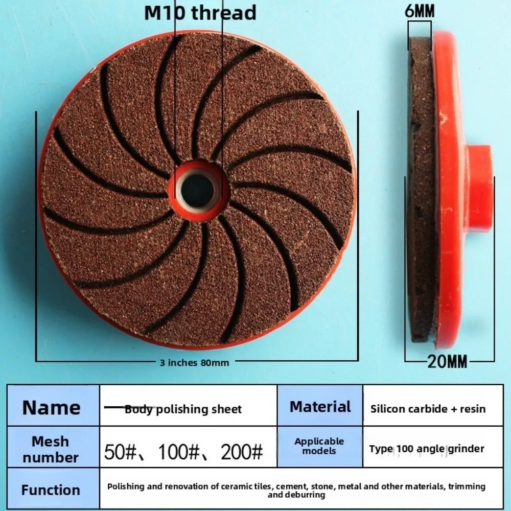 الهدايا الكل في واحد قرص الطحن الماس التشذيب وتلميع زاوية طاحونة قرص الطحن 80 مللي متر أداة جلخ