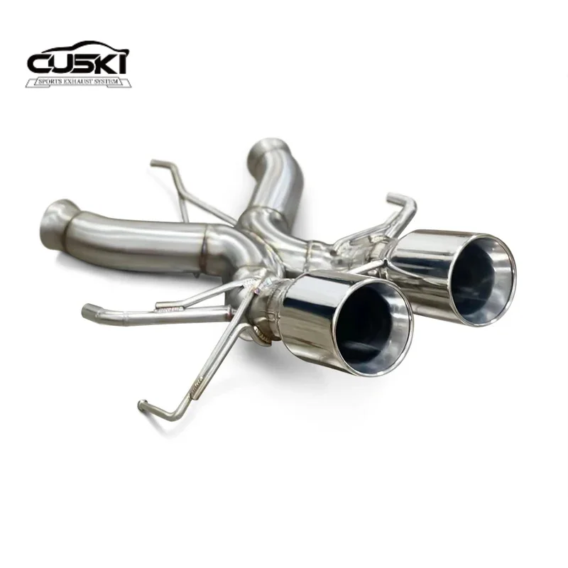 Stainless Steel Automotive Exhaust Parts fit McLaren P1 3.8 Hybrid 2013 Cat-back Exhaust system Exhaust Modification Accessories