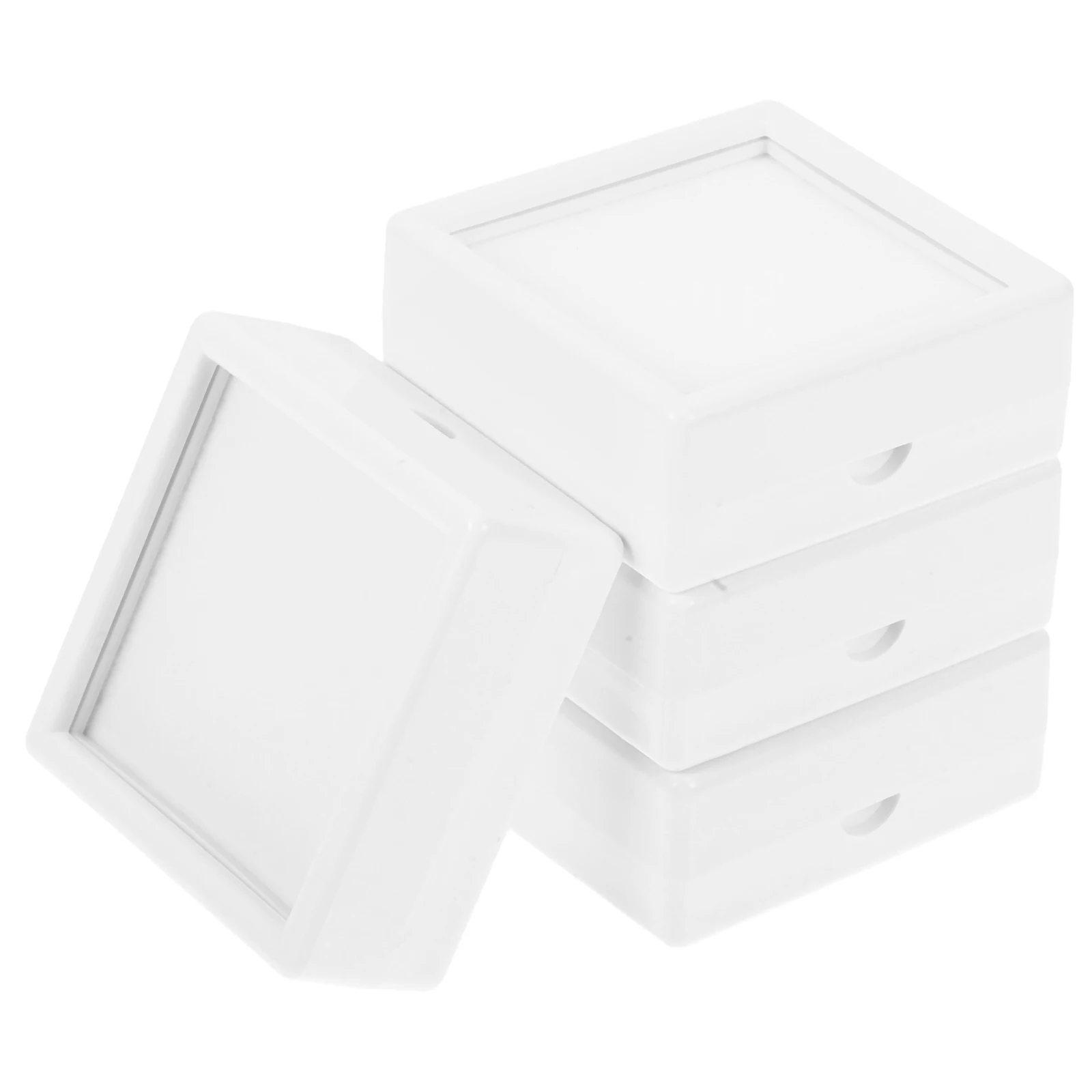 

Jewelry Storage Box Boxes for Women Stone Display Case Small Square Containers with Lids