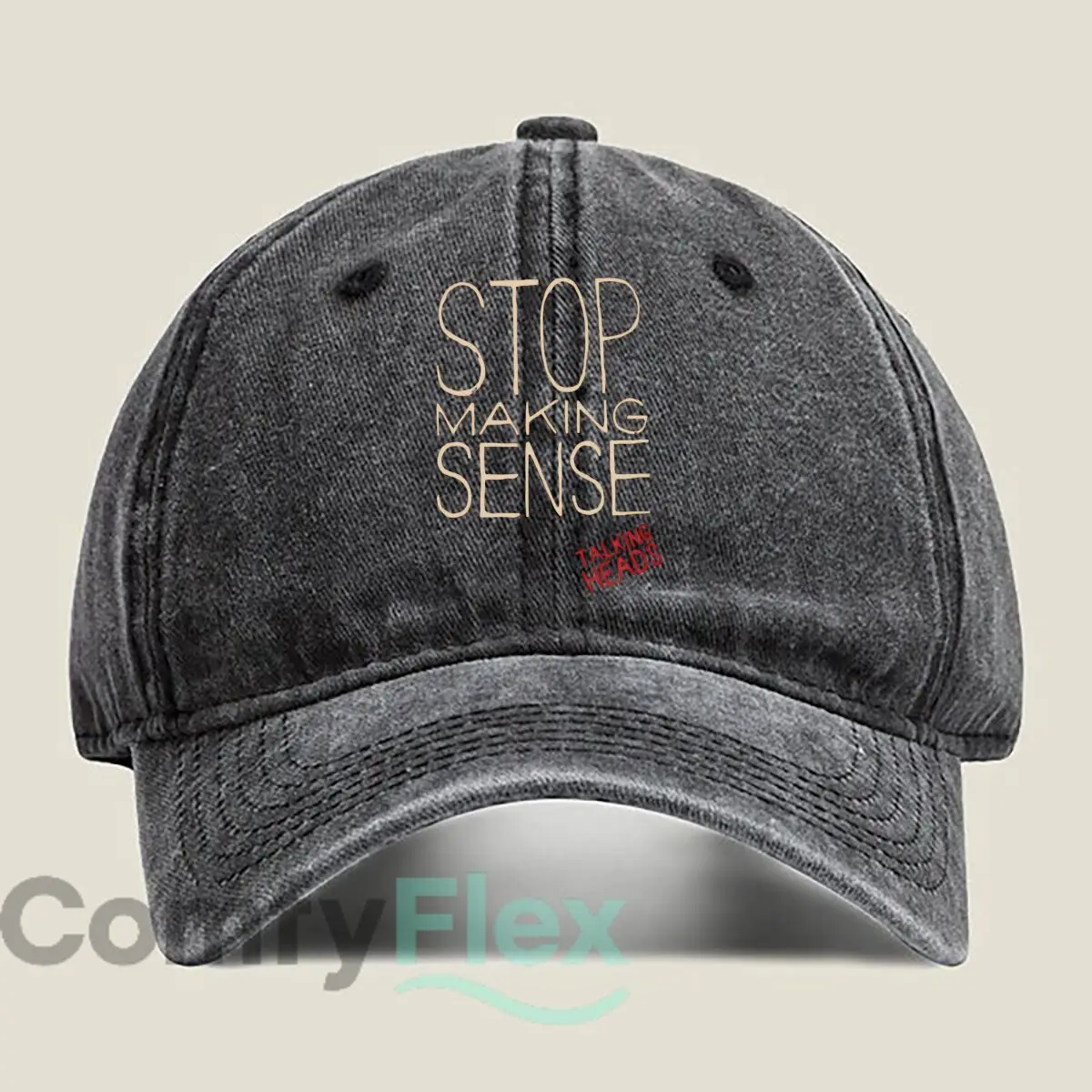 Stop Making Sense Fashion Washed Baseball Cap Hat Outdoor Activities