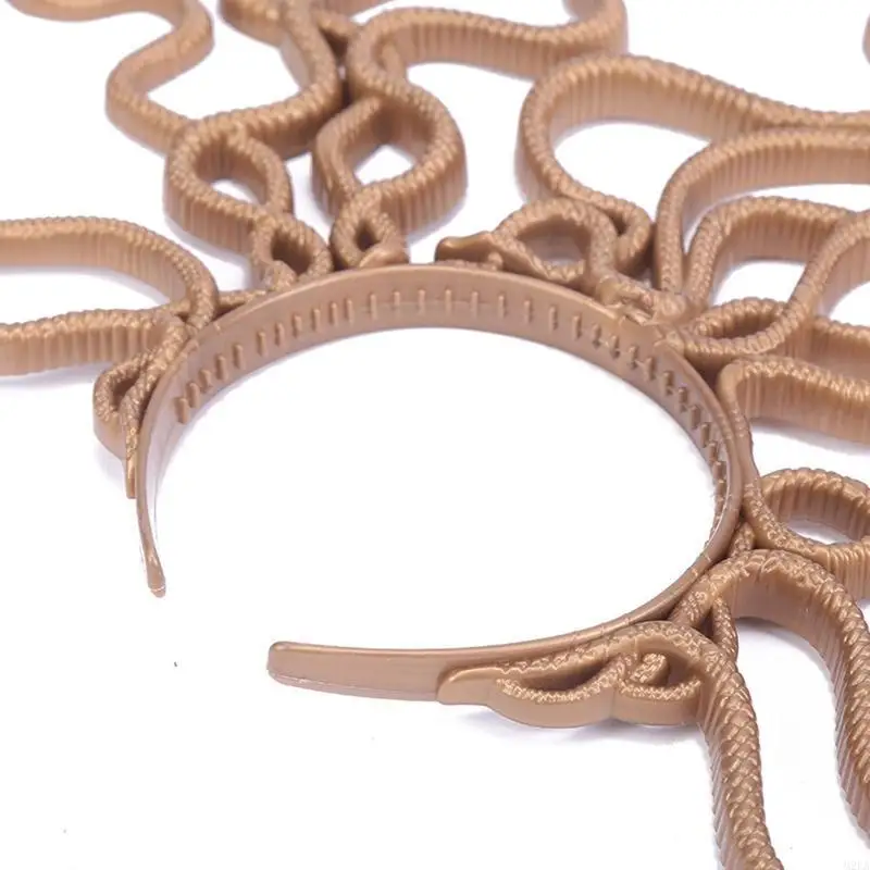 2025 Nueva serpiente unisex Medusa para cabeza cabeza cabeza Carnaval All-Match Rave Party Hair H