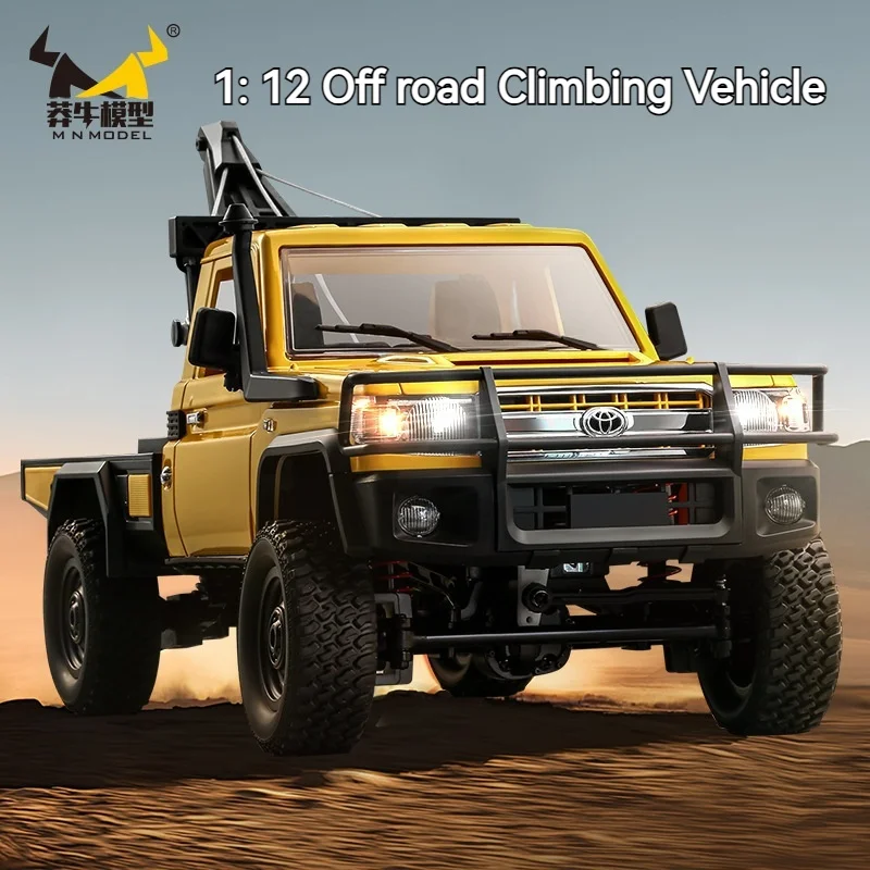 

Mn82t Four-Wheel Drive Fully Proportional Remote Control Off-Road Vehicle Towing 1:12 Model Pickup Truck Lc79 Climbing Car