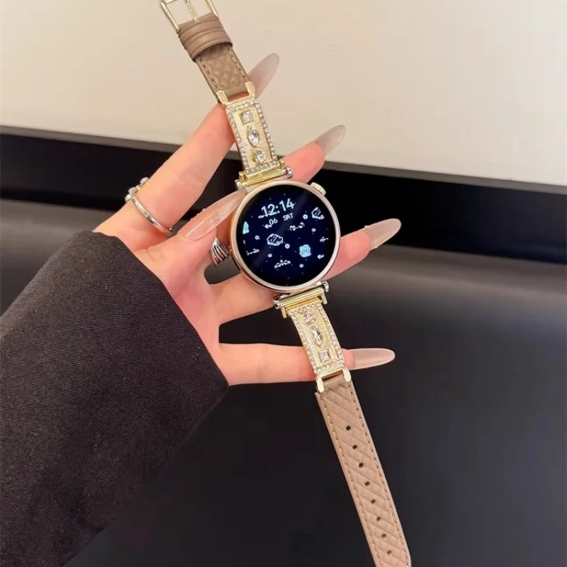 

Card diamond grid pattern suitable for HW Watch Fit3/Fit4 straps and HW Band 8/9/10NFC handmade straps