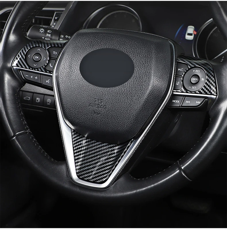 Für Toyota Camry XV70 70 2018 2019 2020 2021 2022 2023 ABS Auto Lenkrad Taste Panel Trim Abdeckung Dekorative Aufkleber – Detail 2