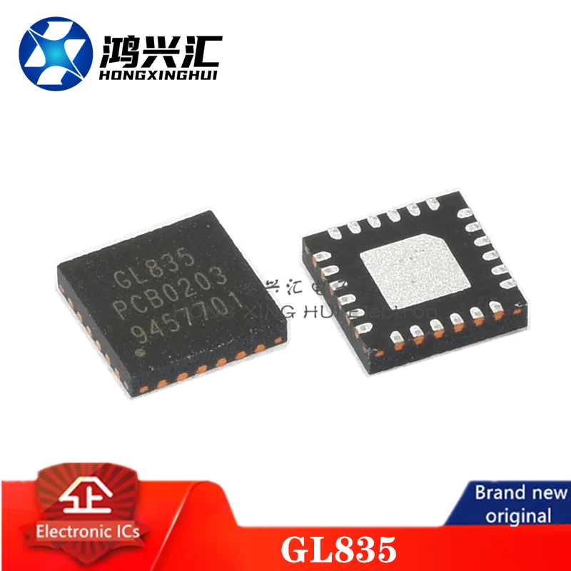 New/Original GL835-OGY03 QFN-24 USB2.0 to SD3.0 Card Reader Controller IC Chip