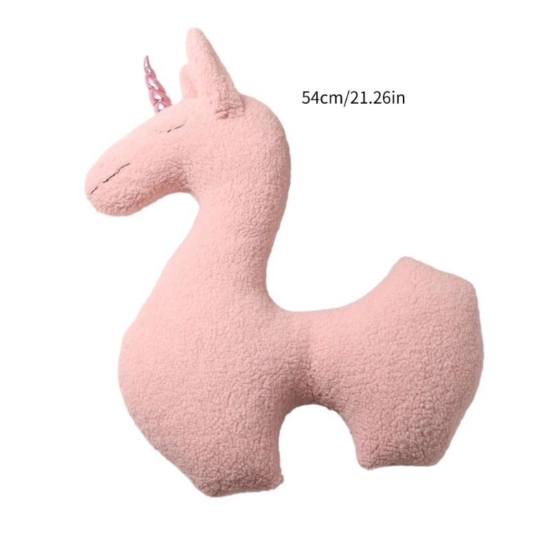 Almohada de caballo para sesión de fotos de recién nacido, cojín de unicornio para sesión de fotos de bebé, alfombrilla de estudio fotográfico