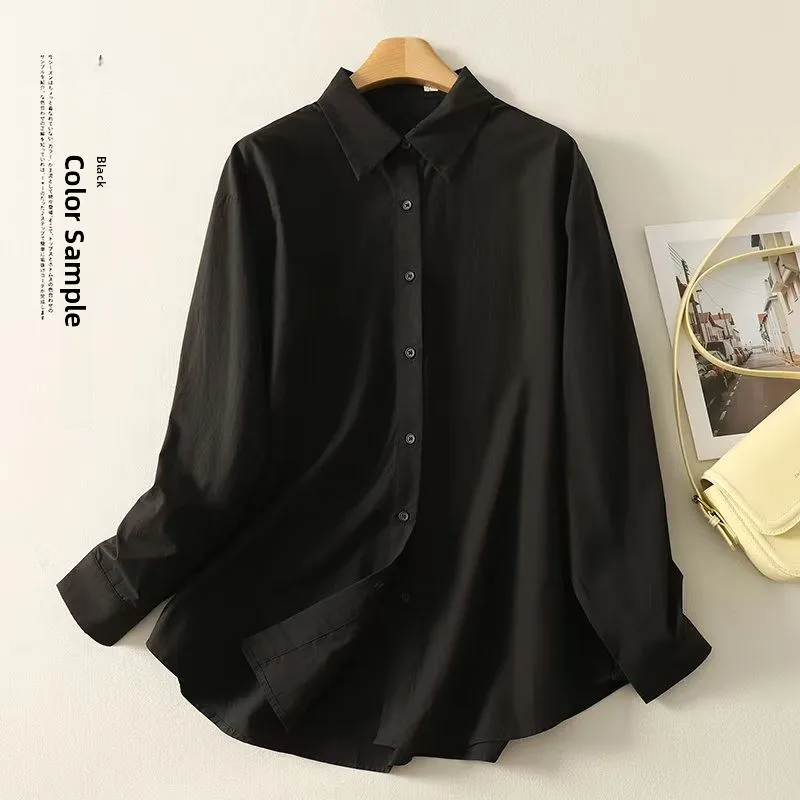 

Ele Bla Long Sve Women's irt Spring Autumn Faion Outerwear Casual Cotton Open Cardigan Breathable Comfortable