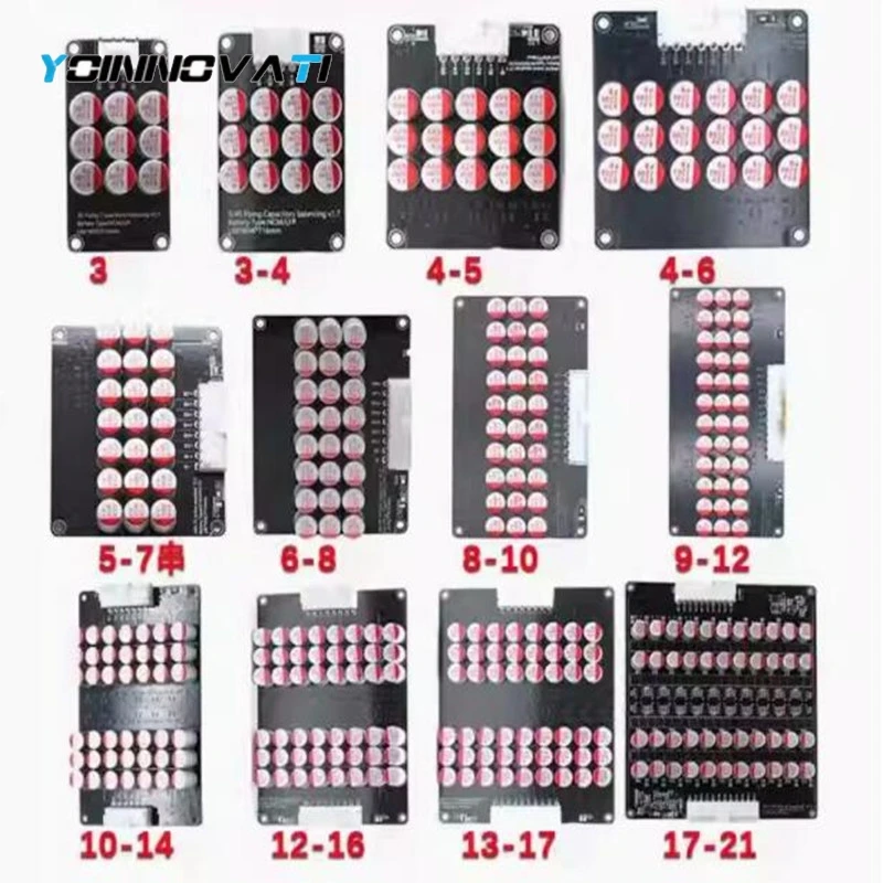5A Active Balancer 3S 4S 5S 6S 7S 8S 9S 10S 11S 12S 13S 14S 15S 16S 17S Lifepo4/lipo/lto Battery Energy Capacitor Equalizer