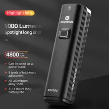 Bike front light 1000 lumens USB rechargeable #4