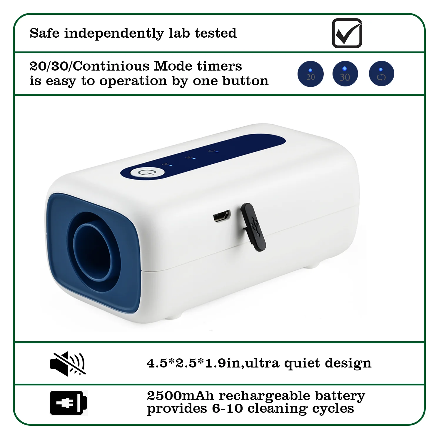 

CPAP Cleaning Kit Compatible with Cleaner and Sanitizing Machin