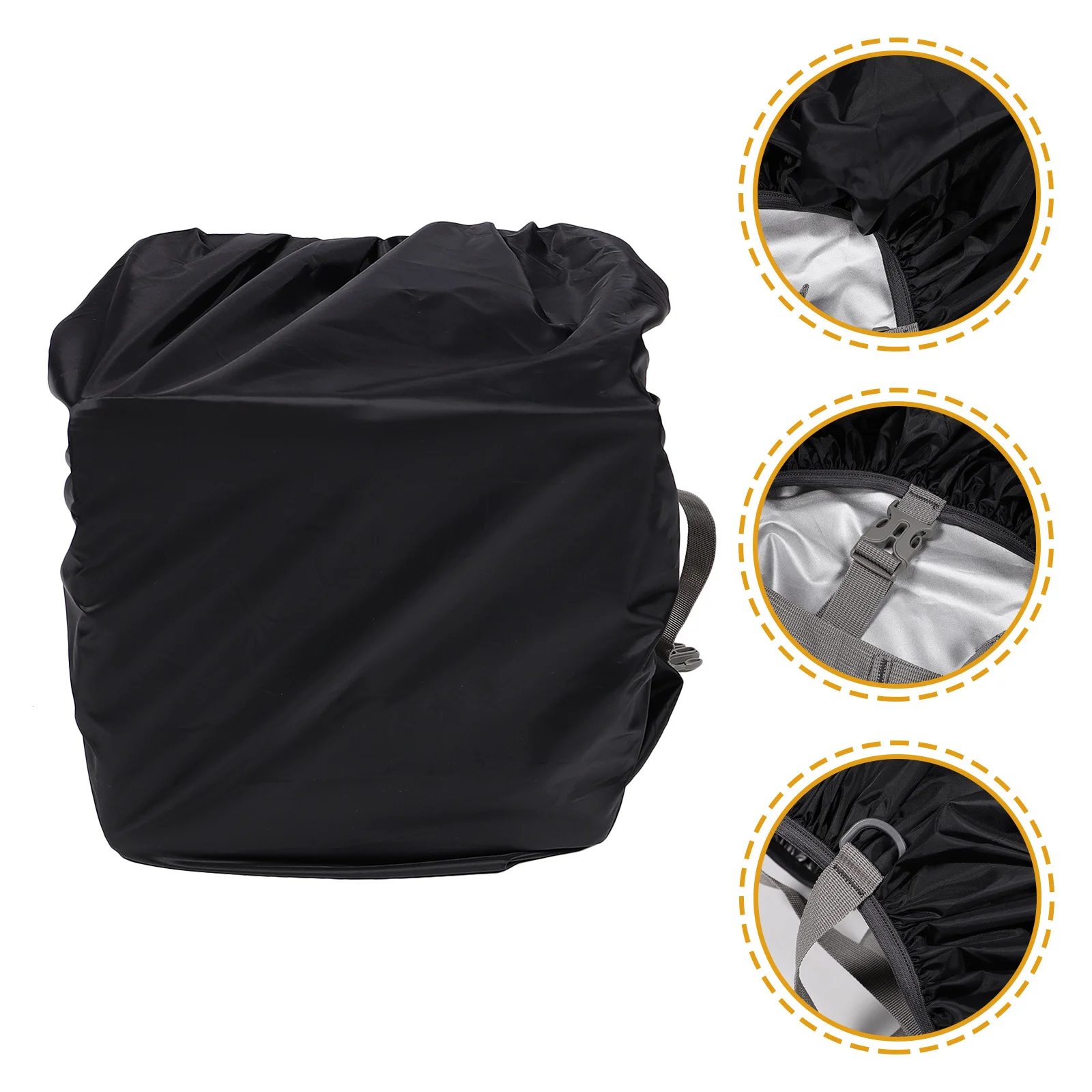 

1Set Backpack Rainproof Cover Waterproof Durable Polyester Foldable Storage Bag Outdoor Hiking Camping Protective Backpack Cover