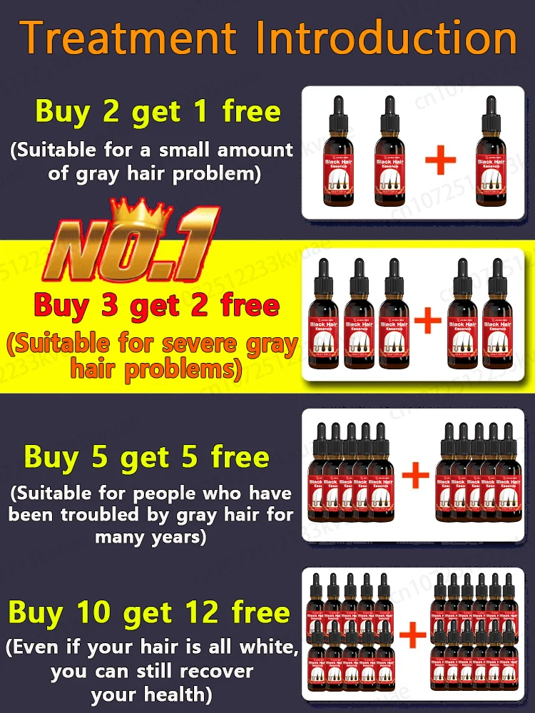 Say goodbye to the trouble of gray hair and restore healthy natural hair color. It is effective for all gray hair