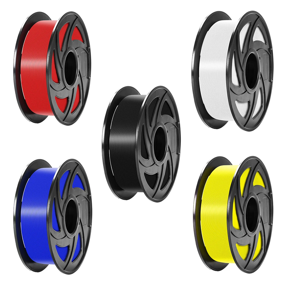 

Top 3D Printer Parts & Accessories 0.25kg/Roll Diameter 1.75mm PLA Filament with White Black Red Blue Yellow Pink Green