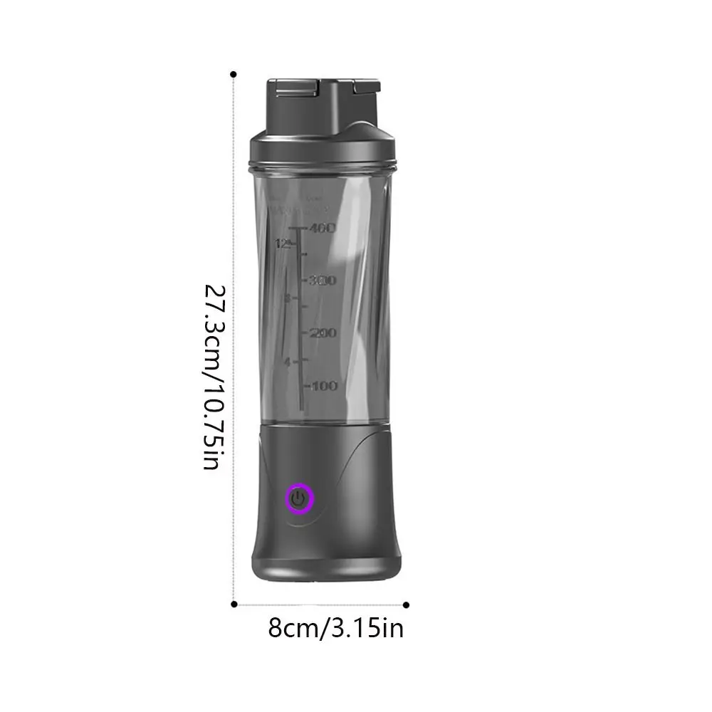 450ML Capacity Mini Blender Cup USB Charging Plastic Electric Fruit Juicer Cordless Small Auto Juicing Cup for Smoothies Juicing view 5