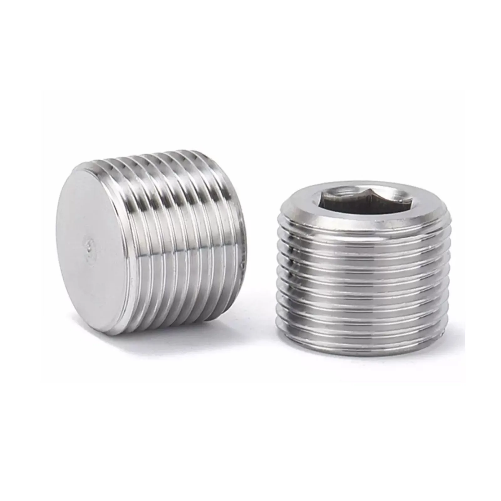 1/5pcs DIN906 304 Stainless Steel PT Hex Head Plug RC Metric Throttle Plug NPT Oil Plug Stopper Oil Plug G Plug Cap Screw