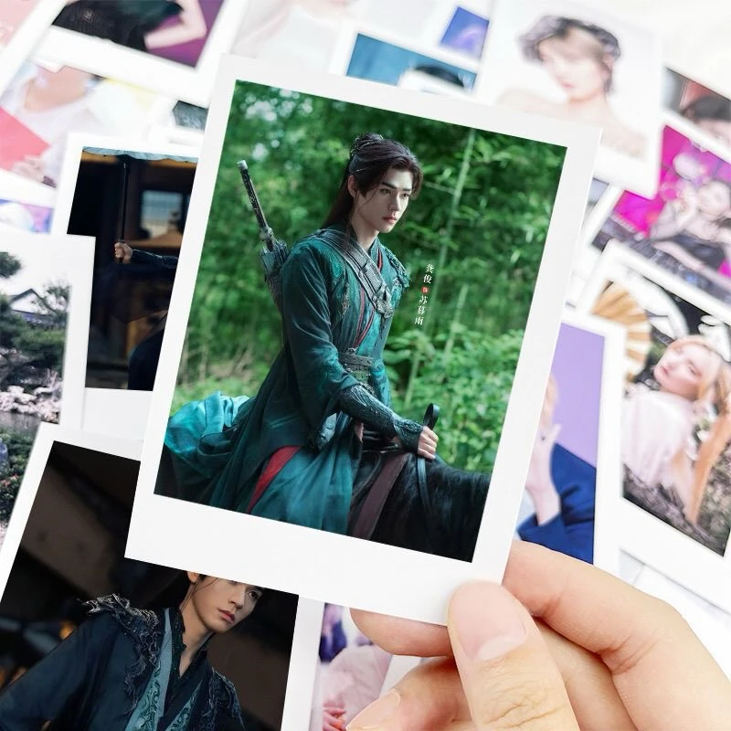 30/50 unidades sin repetición Simon Gong Jun Peng Xiaoran HD cartel Lomo Card Pai Li De TV The Dark River Drama Stills tarjetas pequeñas de 3 pulgadas
