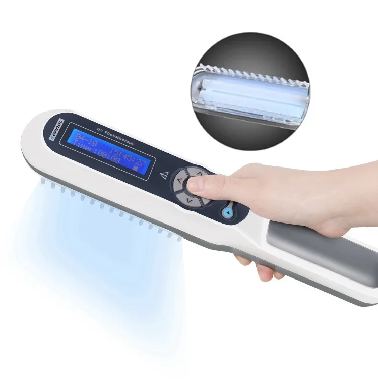 Kernel CE Handheld Narrowband UVB 311nm UV Phototherapy Device for Psoriasis Vitiligo Eczema  Treatments