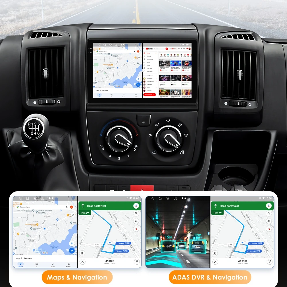 Image of Android Autoradio für Fiat Ducato 3 für Citroen Jumper 2 für Peugeot Boxer 2 Auto Multimedia 6115 Player 2din Carplay DSP Bildschirm