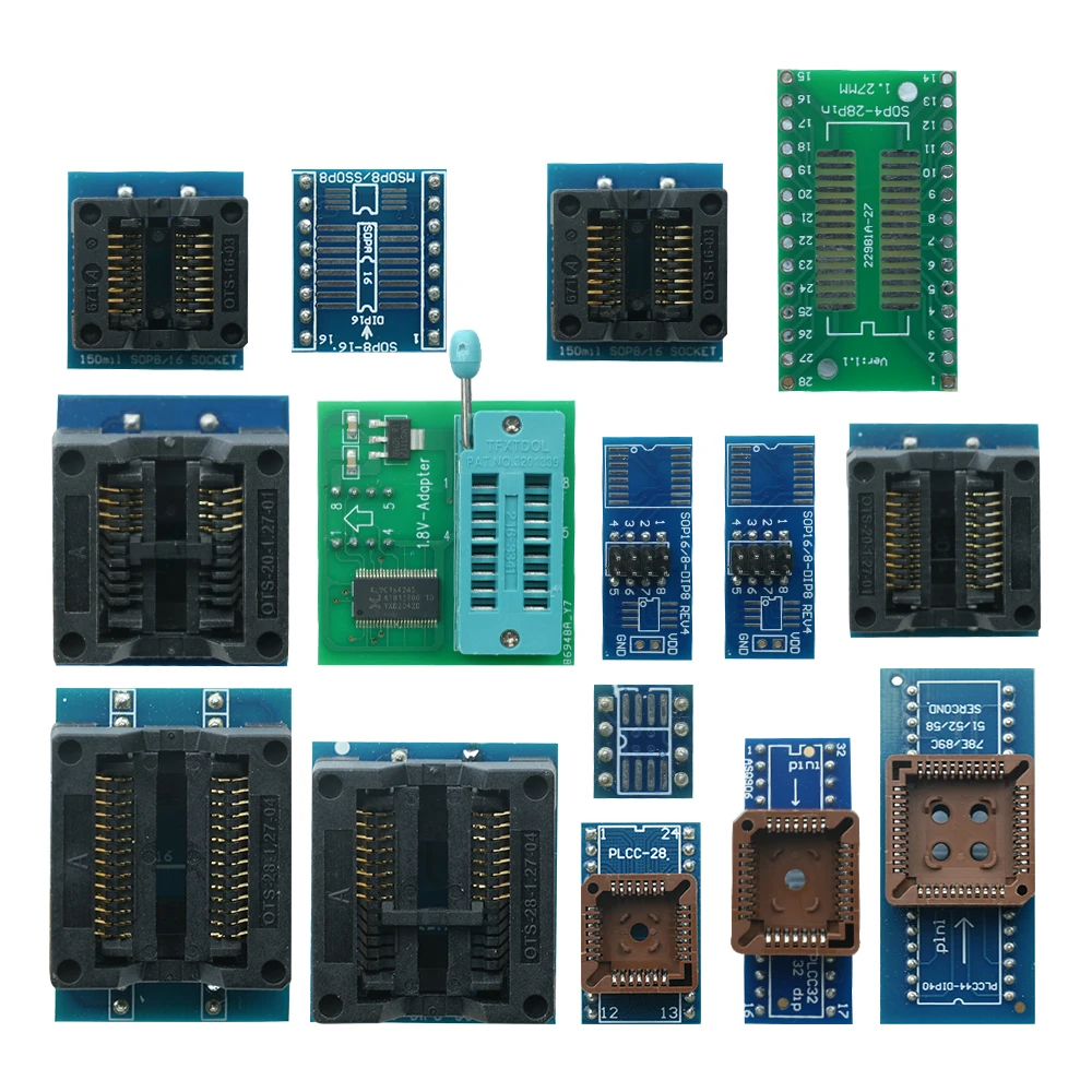 Original T48 programmer For EPROM T48 [TL866-3G] Programmer with 17 adapter Better Than TL866II Plus