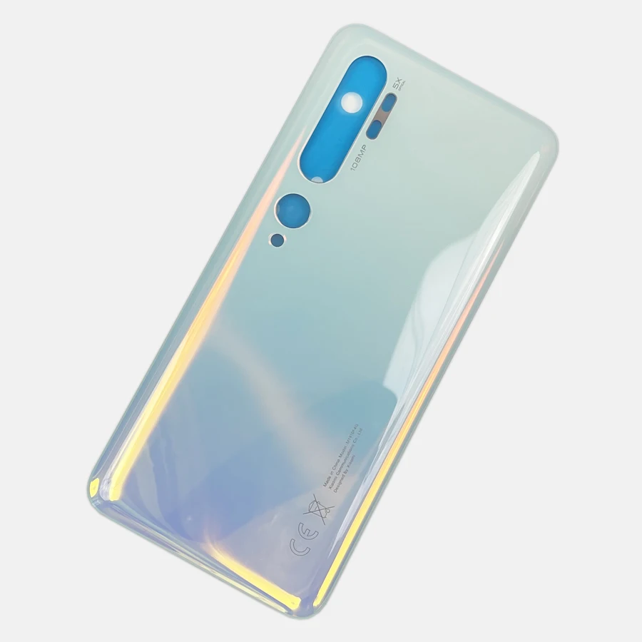 A+++ Battery cover For Xiaomi Mi Note 10 pro / Note 10 Back Cover Lid For Rear Glass Door Housing Case Smartphone Parts