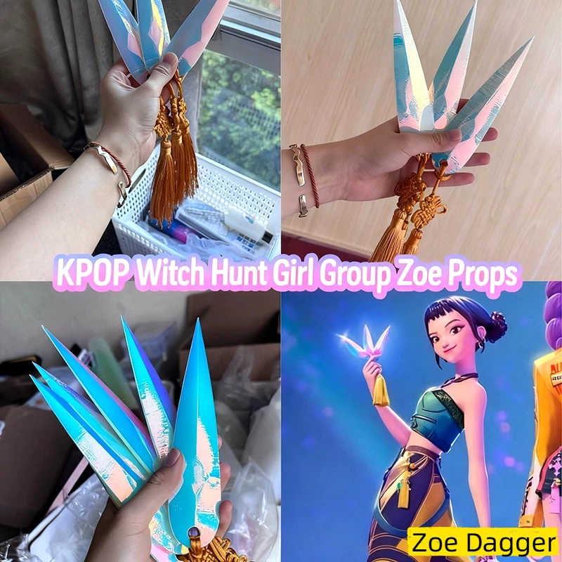

K-pop аниме охотники на демонов Zoey Zoe оружие косплей реквизит костюм дьявол аксессуар ручной работы украшения на Хэллоуин вечерние подарок ролевая игра