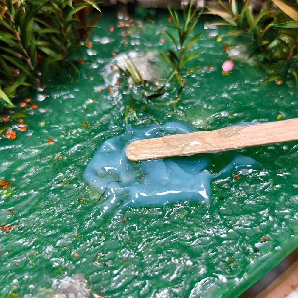 50ml Simulation Water Scenery Paste Modeling Paint Sand Table Diorama For Rivers/Ocene/Lake/Wave Effect DIY Materials 1box