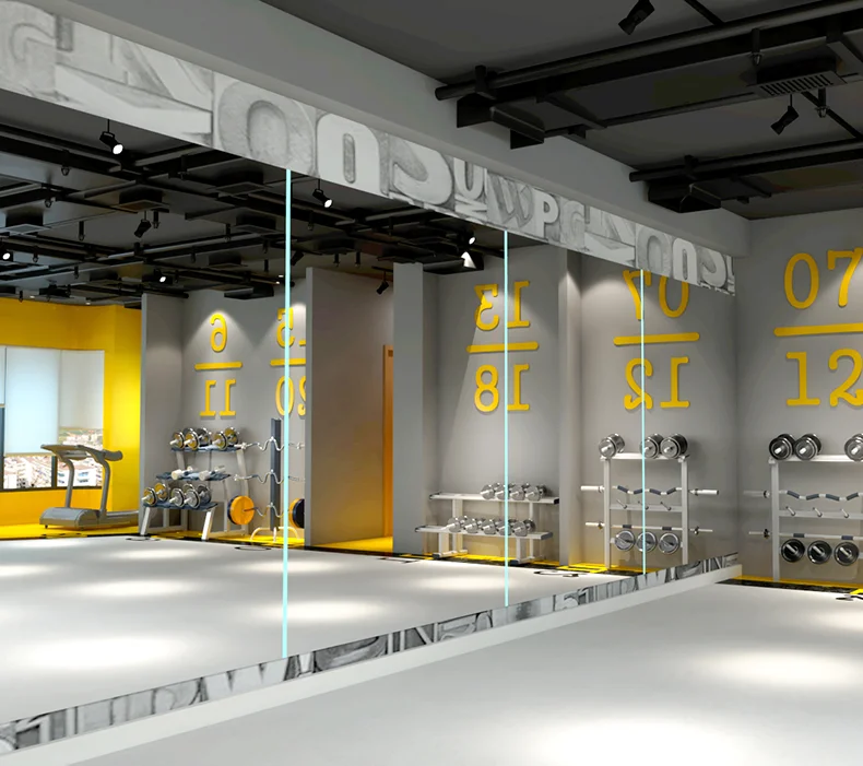 

Gaohao Фитнес Тренажерный зал Зеркало Гимнастический клуб Настенное использование