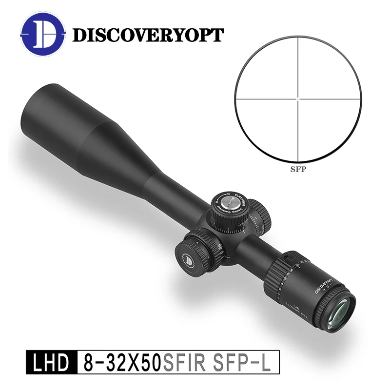 Discovery LHD 8-32X50SFIR SFP-L Zipper Cross Shooting Scope Long Range Hunting Rifle Sight MOA Rifle Optical Sights