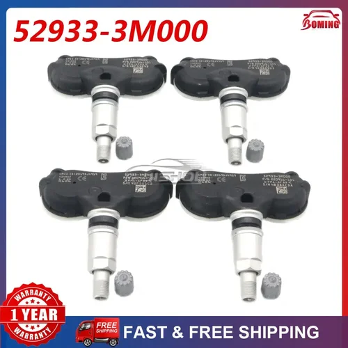 Imagen 1 del producto 52933-3M000 Sensor de Monitor de presión de neumáticos TPMS para coche para KIA Mohave Rio Sportage Hyundai c-verde 2010-2017 434Mhz 529333 M000