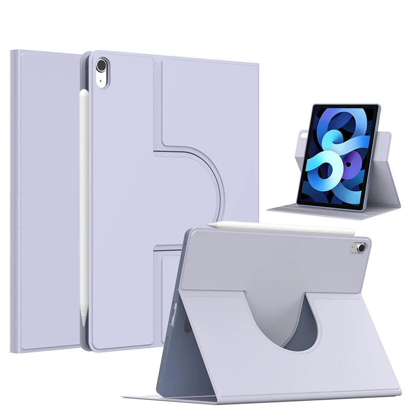 Case For iPad Air Pro 2025 2026 M4 MINI 3 4 5 6 7 8 9 10th 11th Gen Cases 10.9 10.2 11 12.9 13 360 Rotation Stand Tablet Cover