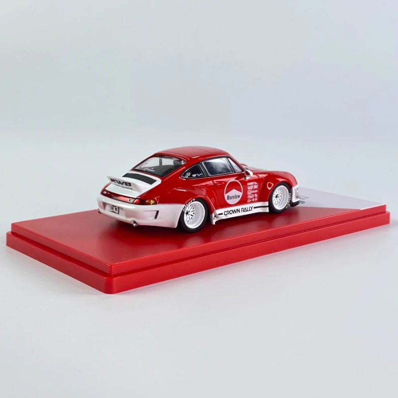 Tarmac Works 1/43 RWB 993 Marlboro # 8-delige speelgoedmotorvoertuig gegoten metalen modelgeschenken