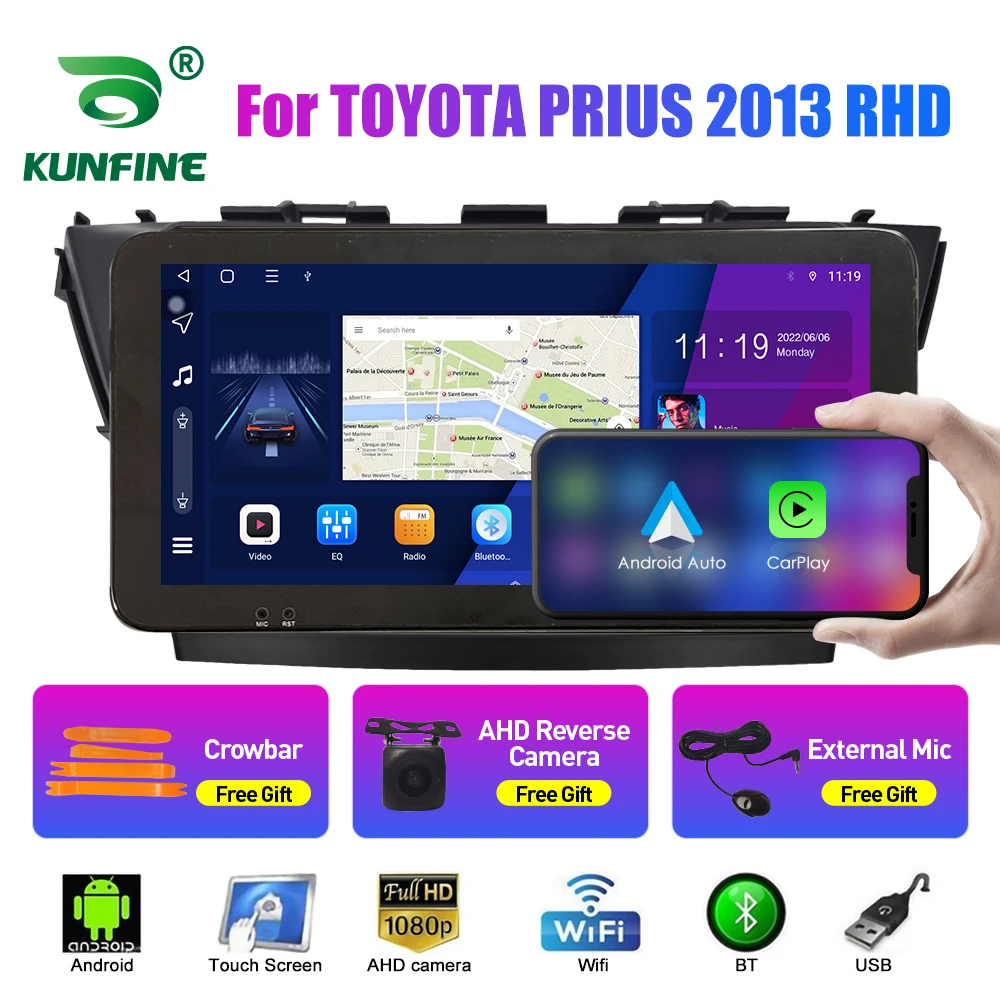 Android Car Radio For TOYOTA PRIUS 2013 2Din Multimedia Video Player GPS Navigation Stereo Audio Head Unit Carplay 4G Wifi BT