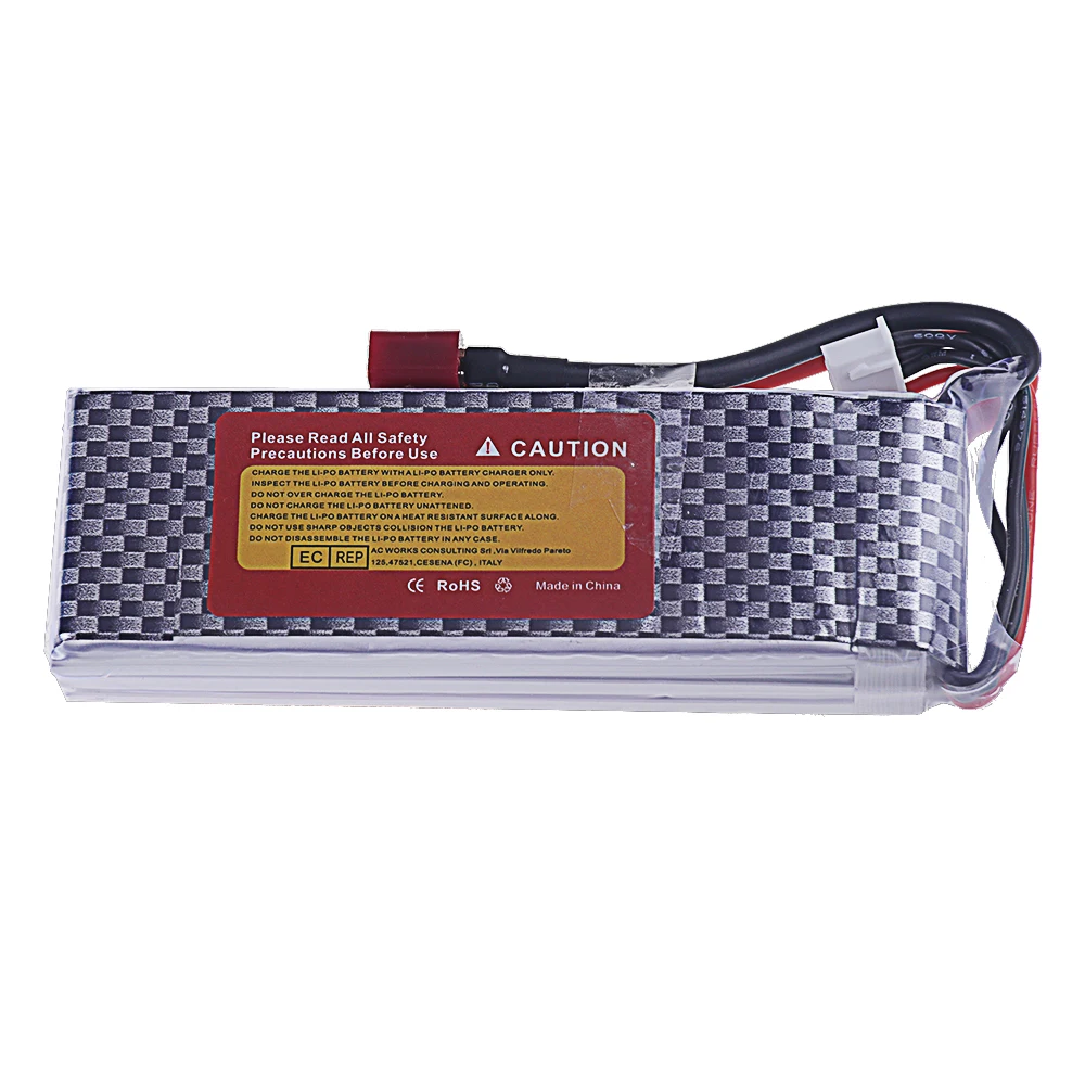 Batterie 11.1V 2200mAh 3s 60C veFuchsia pour hélicoptère RC, avion, quadrirotor, voitures, avion avec prise T JST count30 count60 3S 11.1v