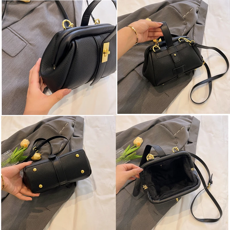 Brand Women Evening Bag Luxury PU Leather Shoulder Crossbody Bags With Short Handle 2023 Luxury Designer Female Small Handbag