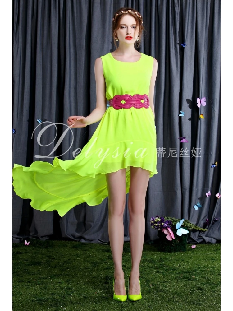 

2026 дешевая одежда, китайская женская праздничная одежда, женское длинное вечернее шифоновое платье, асимметричные платья знаменитостей для девочек-