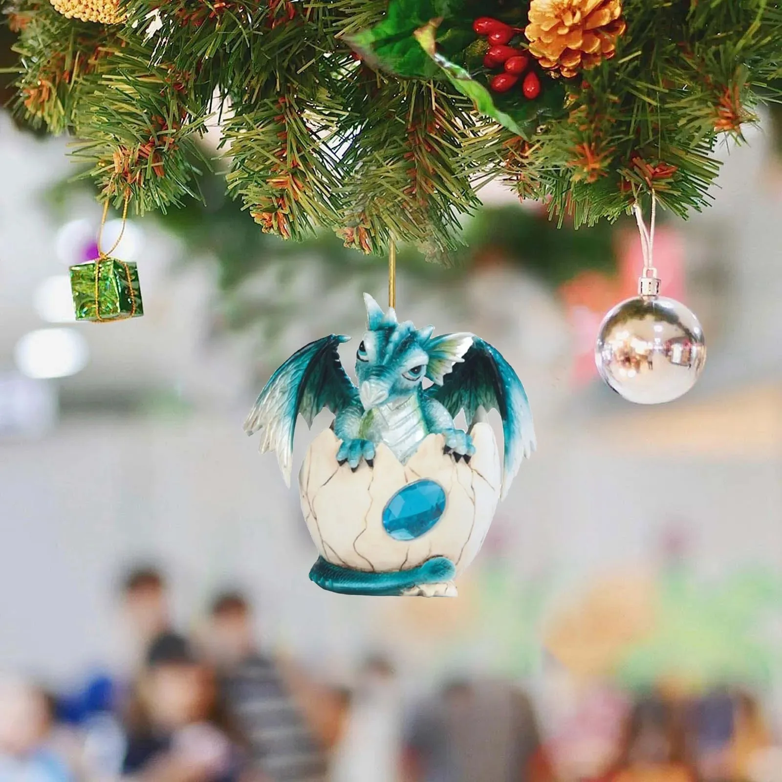 New Christmas Dragon Baby Egg Ornament Christmas Hanging Christmas Tree Pendant Ornament Christmas Decorations 2024 Home Gifts