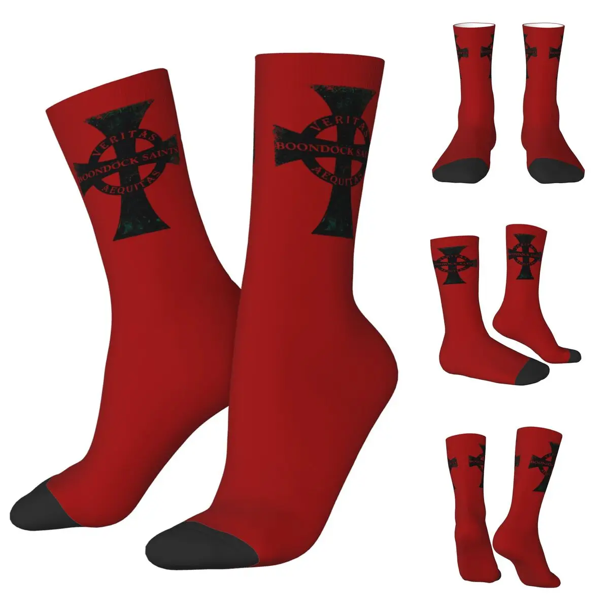 

The Boondock Saints Men and Women printing Socks,lovely Applicable throughout the year Dressing Gift