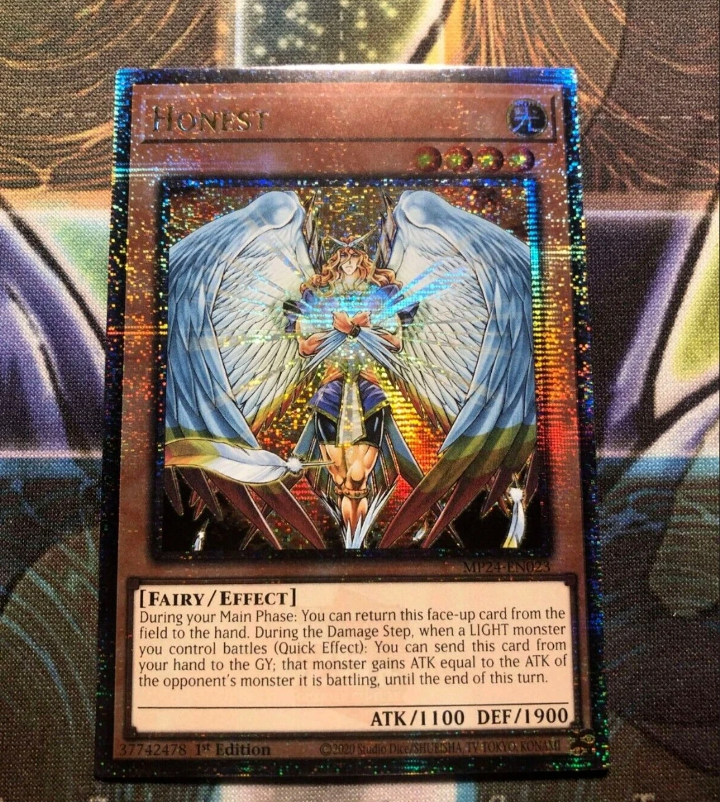 

Yugioh KONAMI TCG MP24-EN023 Honest 25th Quarter Century Secret English 1st Edition Collection Mint Card