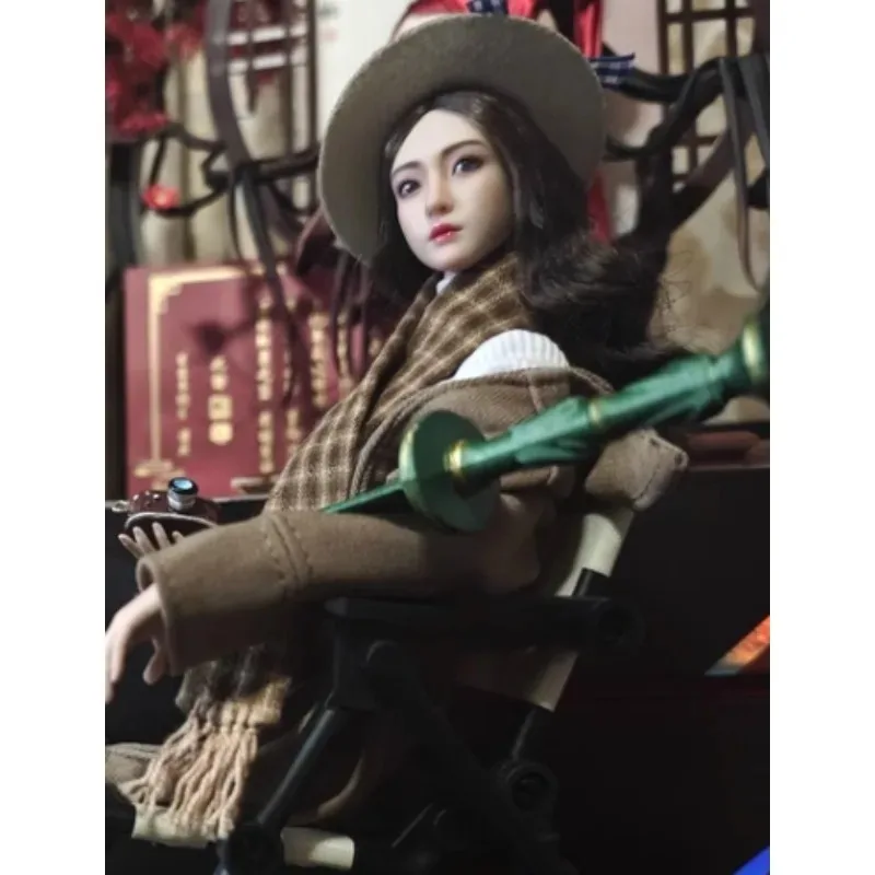 【2026 2Q】WTOYS 1/6 échelle lourd/léger maquillage belle Xiaoru femme tête de soldat sculpture yeux mobiles ajustement 12 "corps de figurine d'action