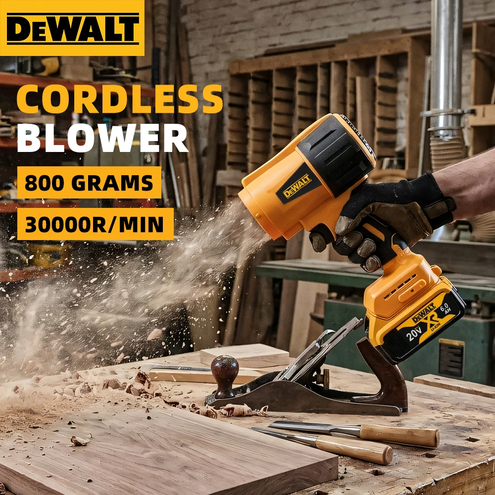 DEWALT 30000RPM Cordless Air Blower 20V Handheld Turbo Violent Fan Dryer Rechargeable Dust Blowing Tool, Tool Only.D317-2