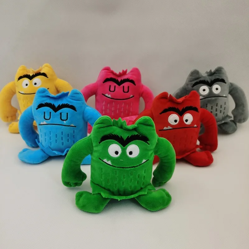 

The Color Monster Is Making Fun Of My Emotional Expressions Little Monster Plush Toy Children'S Toy Girlfriend'S Birthday Gift