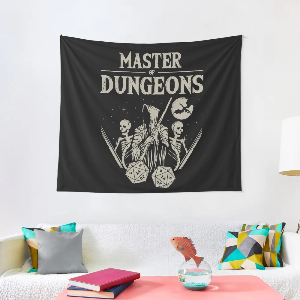 

Master of Dungeons Tapestry Nordic Home Decor Aesthetic Room Decoration Bedroom Decorations Mushroom Tapestry