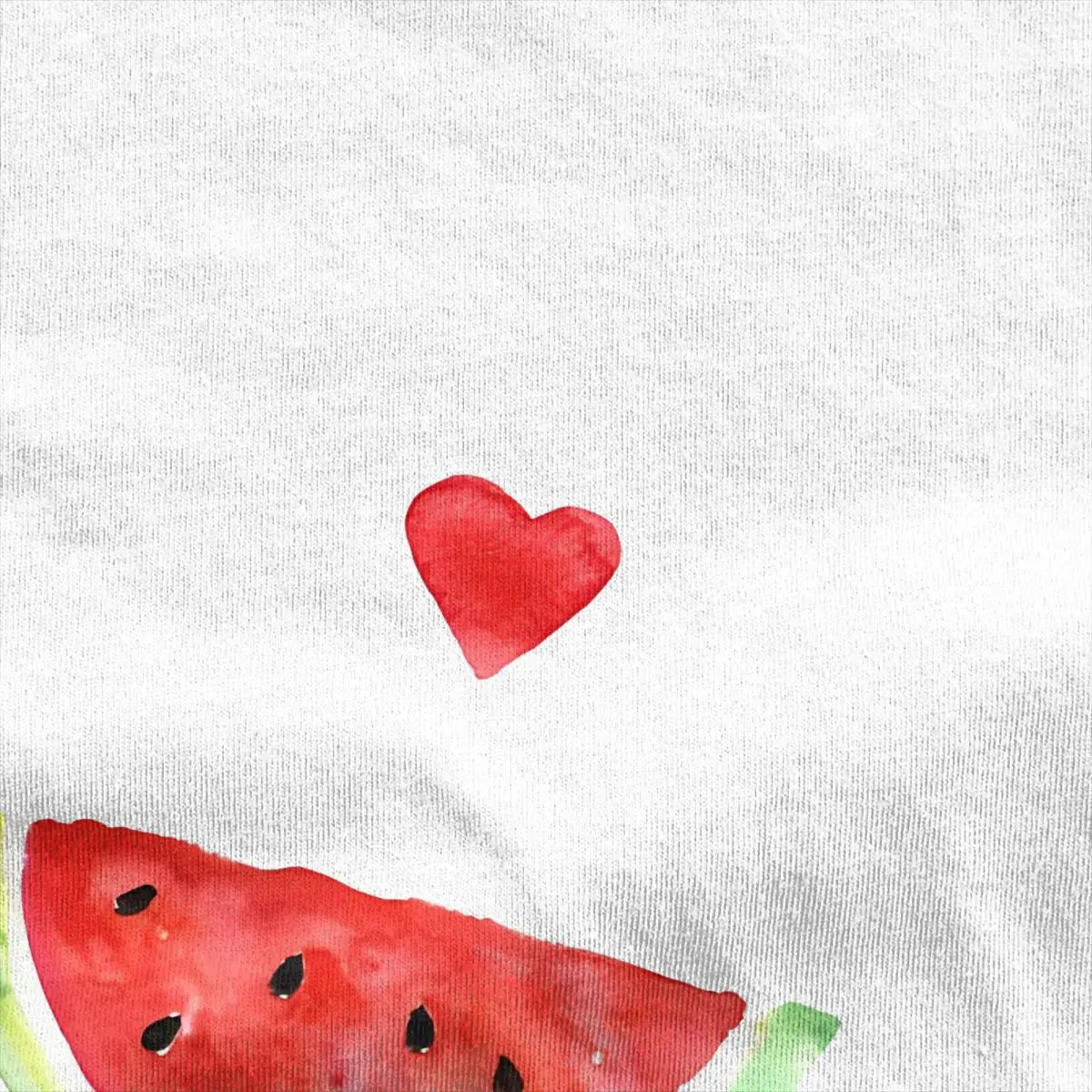 I LOVE WATERMELON T Shirt Man WATERMELON Print Y2K Funny Cotton T Shirts Summer O Neck Fashion Tees Wholesale Big Size Tops