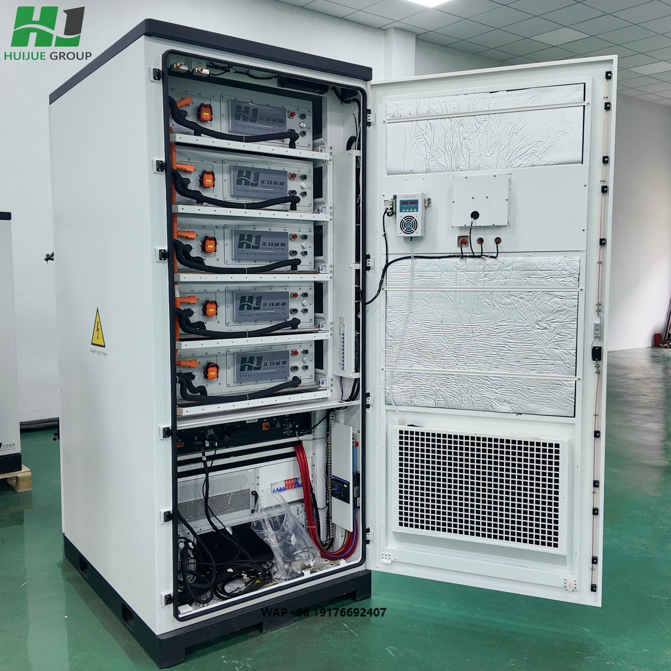 OEM Liquid Cooled 125KW 261KWh Lithium Ion Energy Storage Battery System Commercial Industrial Solar ESS Storage Container