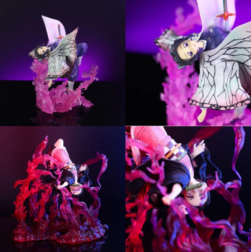 

Demon Slayer Anime Kawaii Kamado Nezuko Kochou Shinobu Action Figures Model Collectible Toy Holiday Gift