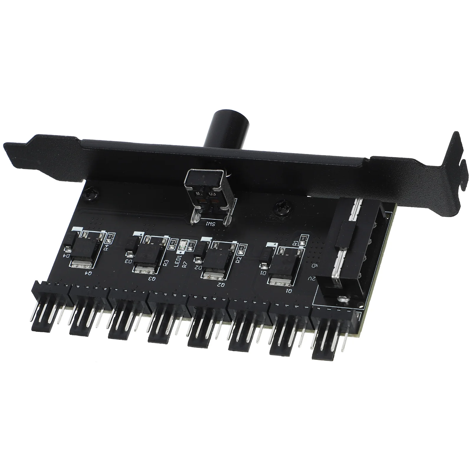 

Chassis Fan Speed Regulator Argb Hub Splitter Cooling Electronic Components Computer Case Fans