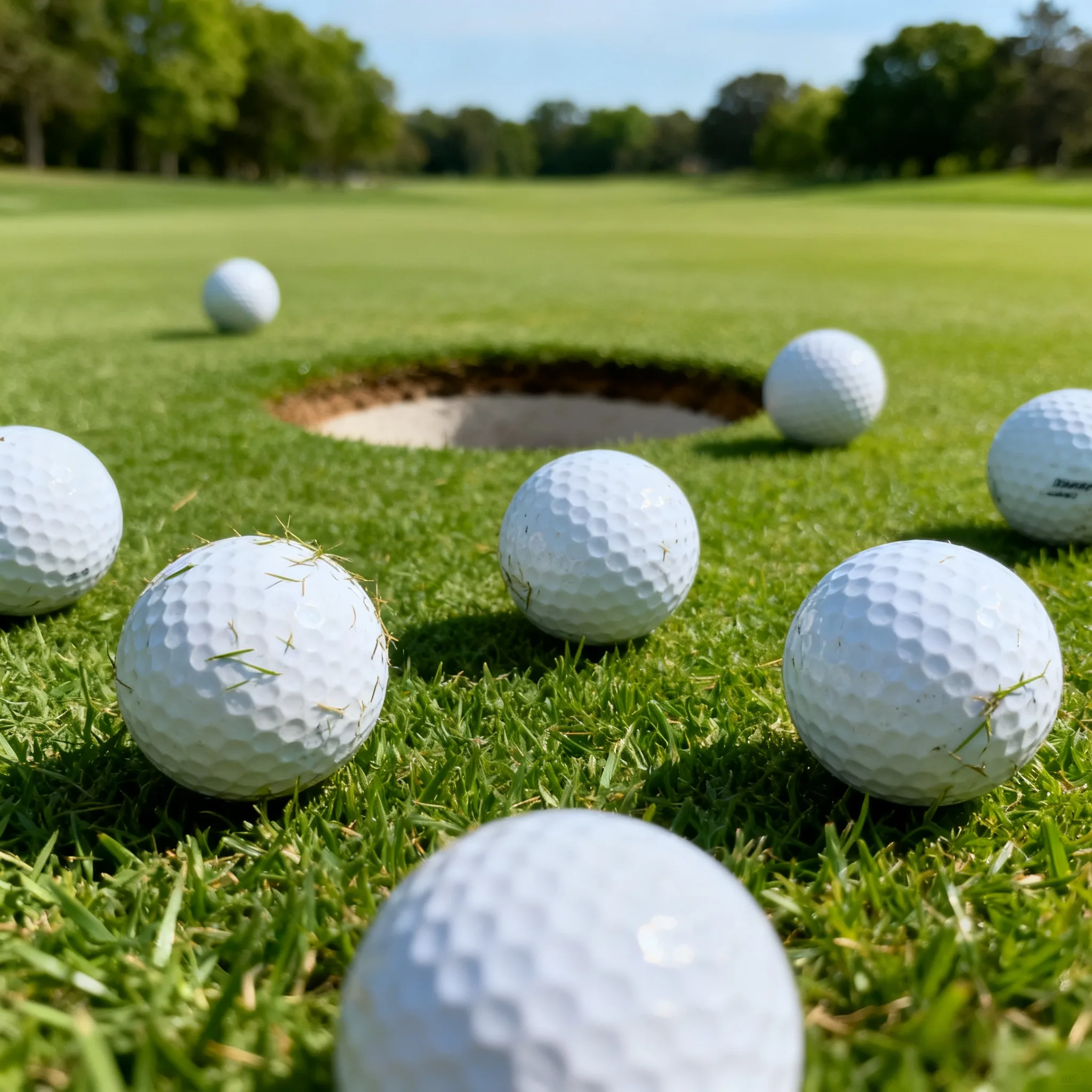 1/3/5 كرات ممارسة كرات جولف مقاومة للاهتراء لعبة تدريب كرة جولف عامة كرة جولف عالية الارتداد