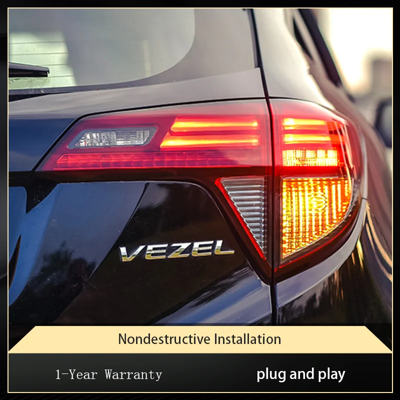 Car Lights For Honda HRV HR-V Vezel 2015-2018 Taillight LED Upgrade Highlight Projector Bifocal Lens Accessories Lamp Tool